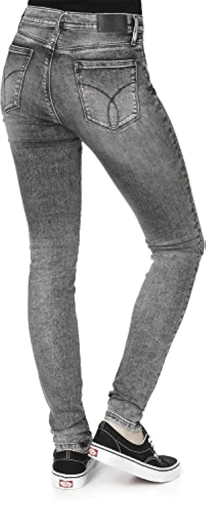 Джинсы Calvin Klein Jeans High Rise Skinny W Jeans broken grey-0