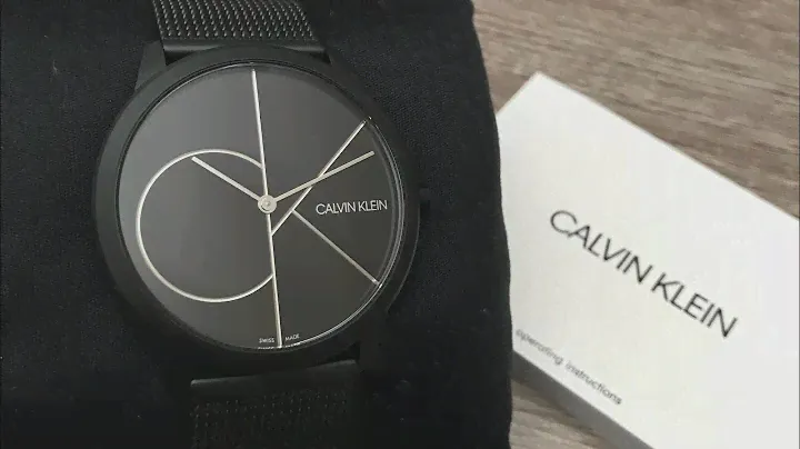 Calvin Klein Quartz Black Dial Men's Watch K3M5T451 (Unboxing) @UnboxWatches
