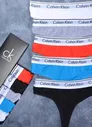 Набор женские трусы Calvin Klein стринги - 5 штук