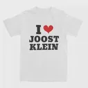 Мужская и женская рубашка I Love Joost Klein Stuff Vintage 100 _ хлопок, футболка с коротким рукавом, певец, футболка с круглым вырезом, классическая одежда (art.: 3920c718dab76)