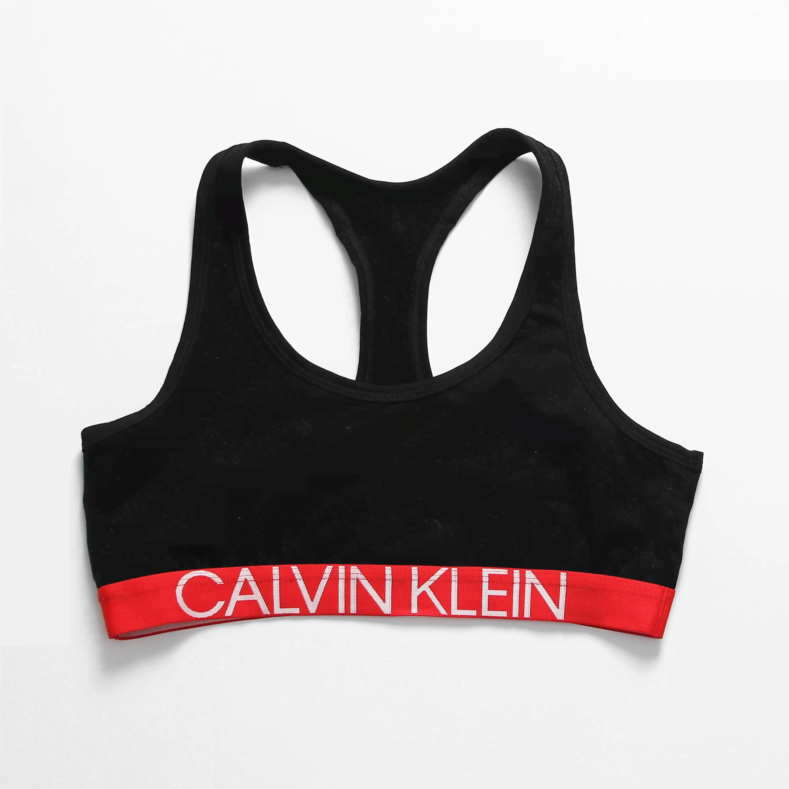 Женский топ спортивный черный Calvin Klein Women Statement 1981