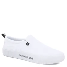 Мужские слипоны CALVIN KLEIN JEANS VULCANIZED SKATE SLIPON Артикул 2528399, белый