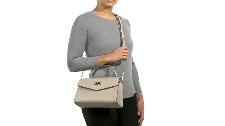 Anne Klein Flap Top Handle Satchel SKU: 9628015