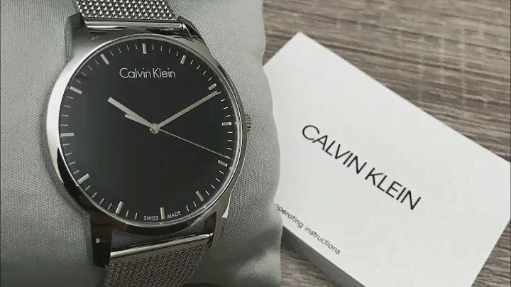Calvin Klein City Black Dial Stainless Steel Mesh Men's Watch K2G2G121 (Unboxing) @UnboxWatches