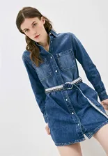 Платье джинсовое Calvin Klein Jeans, Синий