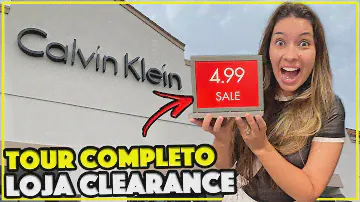 TOUR NA CALVIN KLEIN MAIS BARATA DE ORLANDO