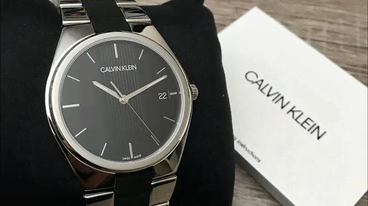 Calvin Klein Contra Quartz Black Dial Men's Watch K9E211B1 (Unboxing) @UnboxWatches