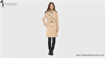 Double Breasted Trench Coat Calvin Klein
