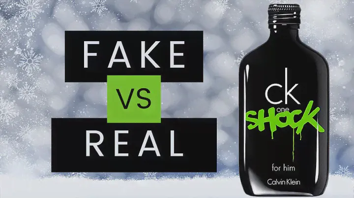 CK One Shock For Him - Fake vs Real