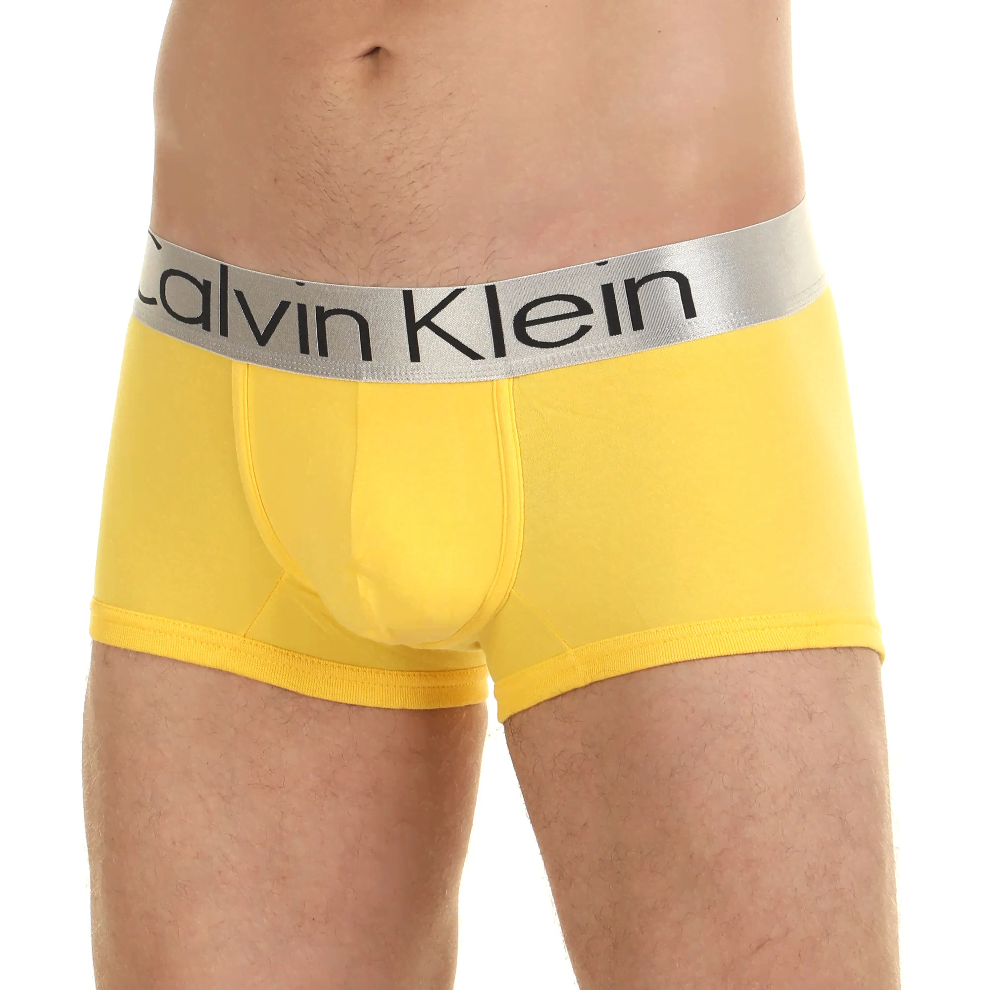 Мужские трусы хипсы желтые Calvin Klein-1