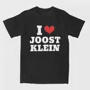 Мужская и женская рубашка I Love Joost Klein Stuff Vintage 100 _ хлопок, футболка с коротким рукавом, певец, футболка с круглым вырезом, классическая одежда (art.: 3920c718dab76)