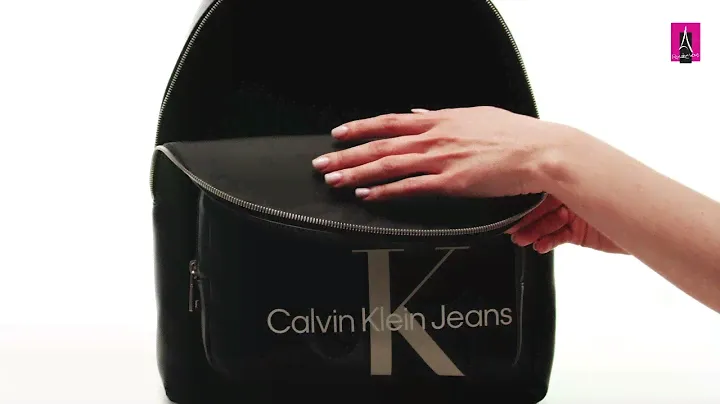 Видеообзор I Женский рюкзак CALVIN KLEIN JEANS SCULPTED MONO CAMPUS  2743036