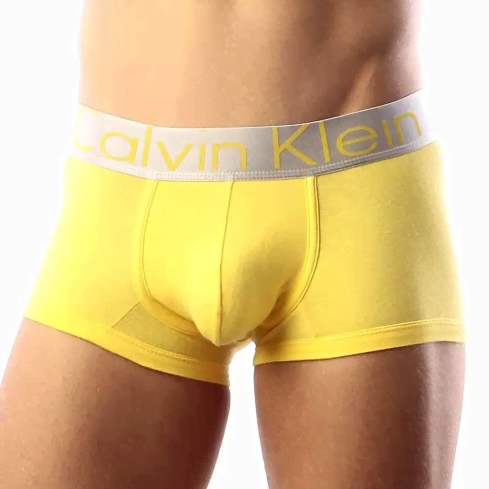 Мужские боксеры желтые Calvin Klein Steel Boxer-2