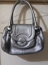 Винтаж: Сумка CALVIN KLEIN женская серебро,баул
