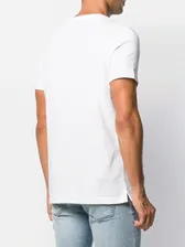 Мужская белая футболка с круглым вырезом от Calvin Klein Jeans