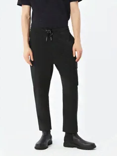 Брюки мужские Calvin Klein Jeans J30J320897BEH черные, размер XS