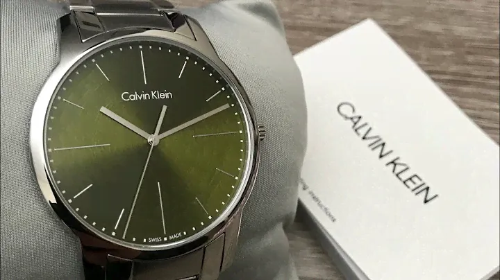 Calvin Klein City Green Dial Men's Watch K2G2G14L (Unboxing) @UnboxWatches