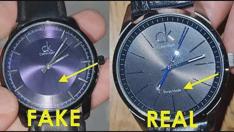 Calvin Klein watch real vs fake review. How to spot counterfeit Calvin Klein wrist watch