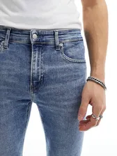 Calvin Klein Jeans super skinny jeans in mid wash