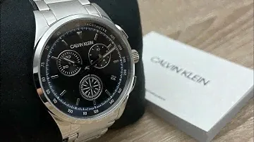 Calvin Klein Completion Chronograph Stainless Steel Men’s Watch KAM27141 (Unboxing) @UnboxWatches