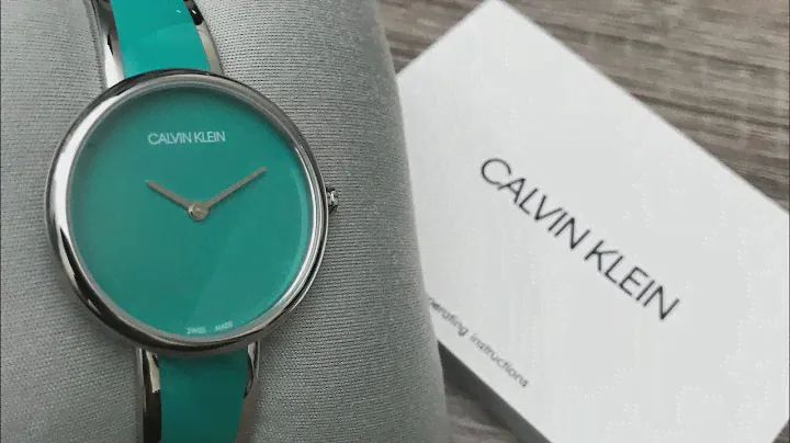 Calvin Klein Seduce Quartz Turquoise Dial Ladies Watch K4E2N11L (Unboxing) @UnboxWatches