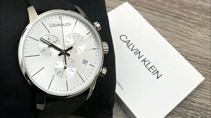 Calvin Klein City Quartz Silver Dial Chronograph Men’s Watch K2G271C6 (Unboxing) @UnboxWatches