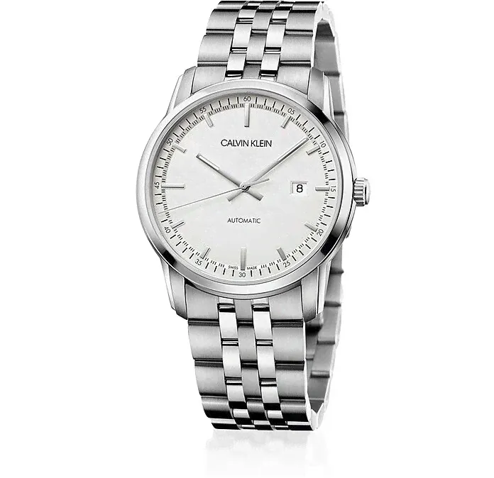 New Automatic CALVIN KLEIN Watch 50 m W.R. 42mm Sapphire ETA 2824 -2 Swiss Made-0