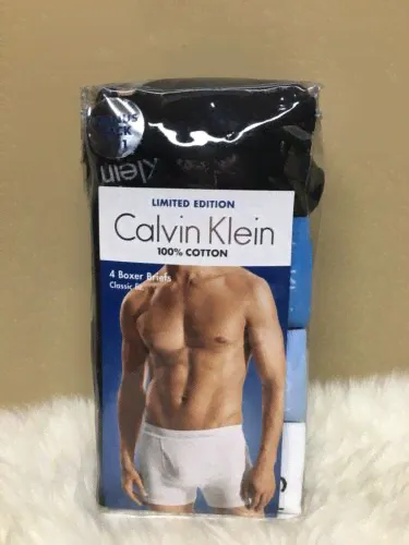 Calvin Klein Mens Limited Edition 4-Pack Classic Boxer Briefs Underwear-0